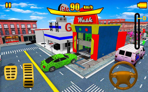 Auto Car Wash Driving School screenshot 1