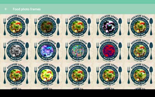 Food photo frames screenshot 9