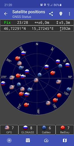 GNSS Status (GPS Test) screenshot 1