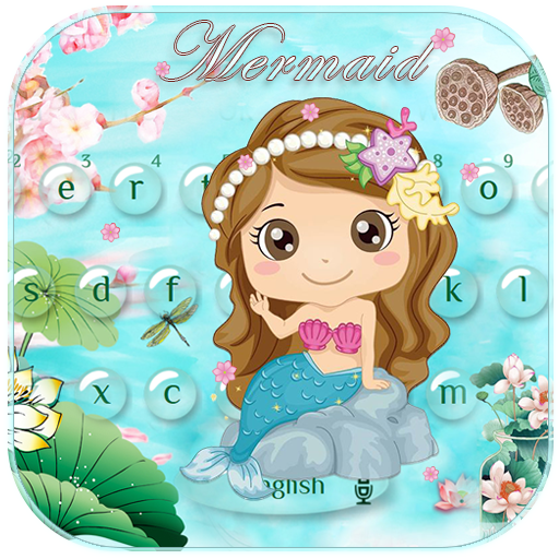 Cute Mermaid Keyboard icon