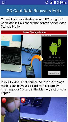 SD Card Data Recovery Help screenshot 2