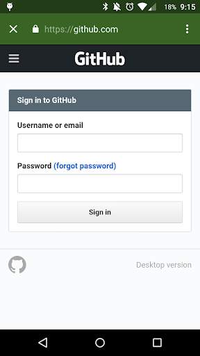 OctoDroid for GitHub screenshot 1