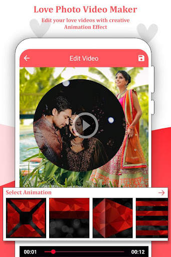 Love Photo Video Maker with Music - Slideshow screenshot 3