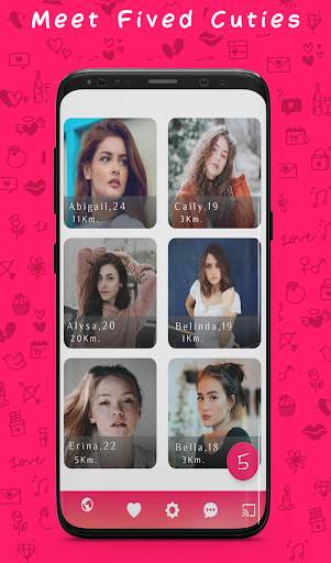 Fived Free Dating App - Date, Meet, Chat, Flirt screenshot 1