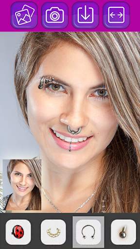 Beauty Piercing Photo Editor screenshot 1