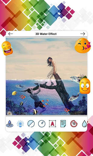 3D Water Effects Photo Editor Water Splash Picture 3 تصوير الشاشة