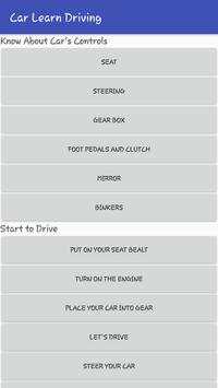 Car Learn Driving screenshot 1