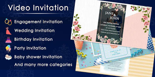 Video Invitation Card Maker - Video Cards Creator screenshot 1
