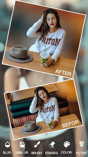 Blur Photo Editor - shape blur photo editor 6 تصوير الشاشة