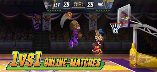 Basketball Arena: Online Spiel screenshot 1