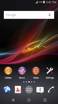 Wave Z1 Launcher Theme screenshot 4