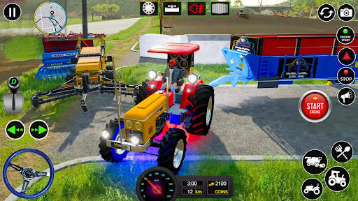 Drive Tractor: Farming Game 3D screenshot 1