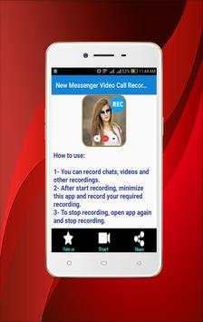 New Messenger Video Cal Record screenshot 2