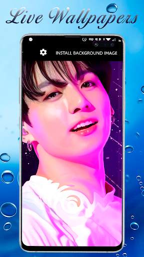 BTS Kpop Cute Teen Star Live Wallpaper screenshot 1