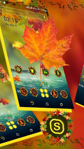 Autumn Leaf Launcher Theme screenshot 3