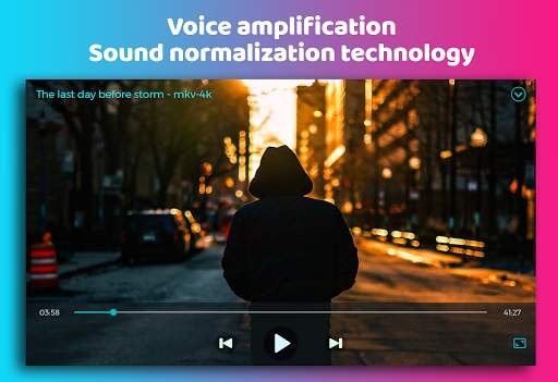 Night Video Player - voice amp screenshot 10