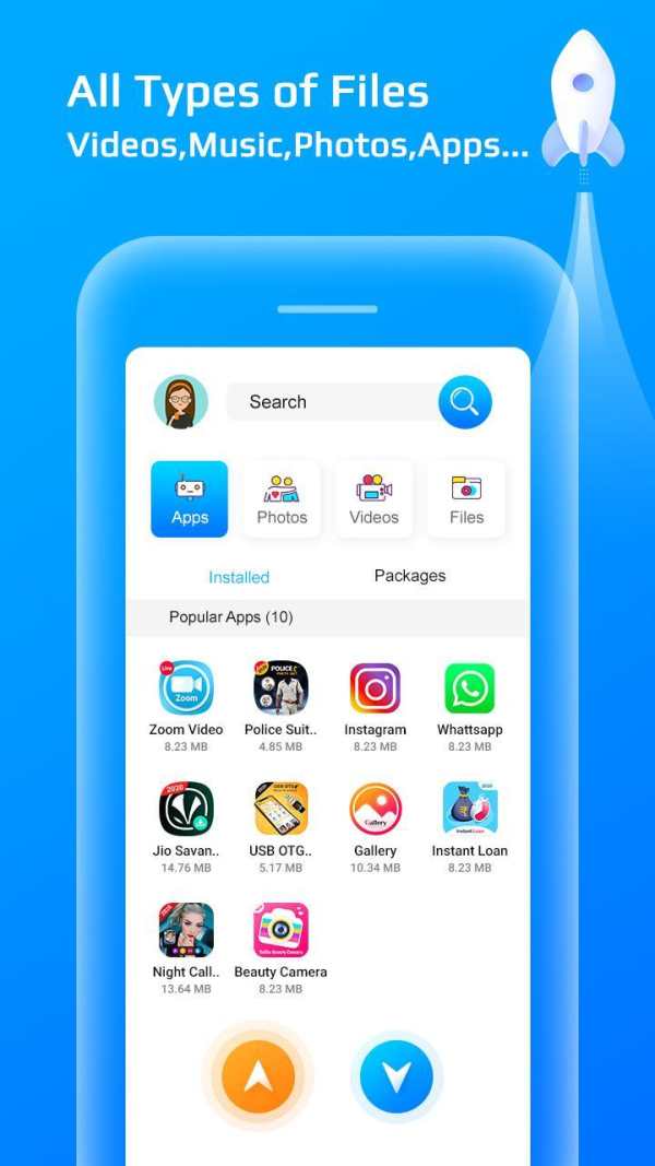 Sender Xender File Transfer Share Music, Videos screenshot 2