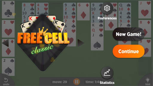 FreeCell - Offline Game screenshot 2