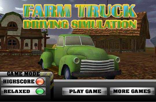 Farm Truck Driving Simulator screenshot 1