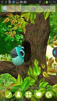 UR 3D Cute Jungle Birds HD screenshot 5