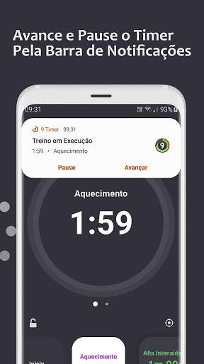 9 Timer - Cronômetro para Treinos screenshot 2