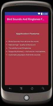 Bird Sounds & Ringtones Free screenshot 4