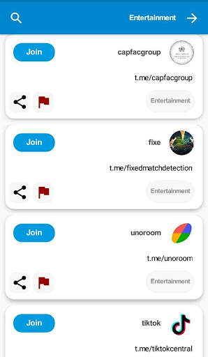 Tele Links : group and channel for telegram screenshot 1