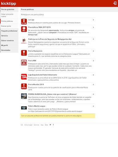 Kicktipp - La porra aplicación screenshot 7