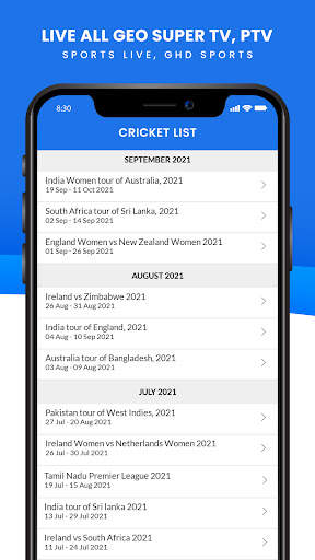 PTV Sports Live, GHD Sports screenshot 7