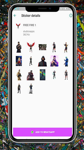 FF Stickers for Whatsapp - free fire WAStickerapps screenshot 4