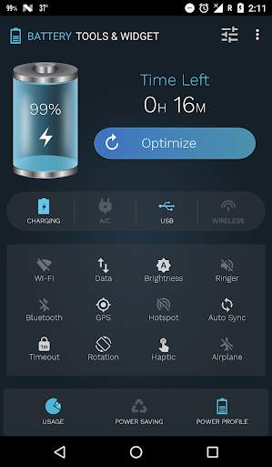 Battery Tools & Widget for Android (Battery Saver) screenshot 3