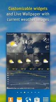 WeatherPro Free स्क्रीनशॉट 3