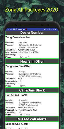 Zong packeges and offers 2023 screenshot 12