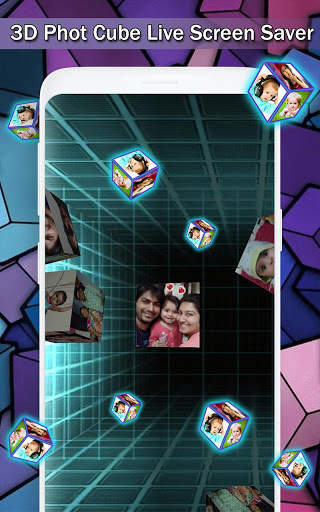 Photo Frame Live Wallpaper 3D Cube Screensaver app screenshot 18