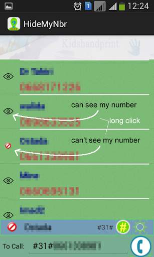 Hide My phone number screenshot 2