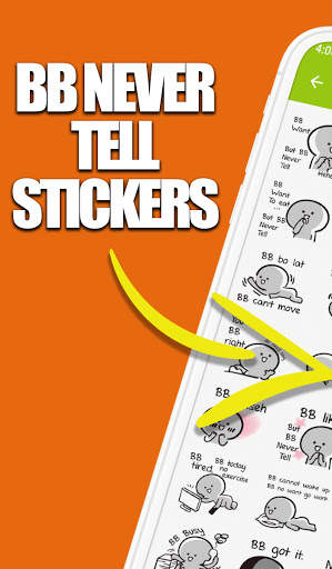 BB Never Tell Stickers screenshot 1