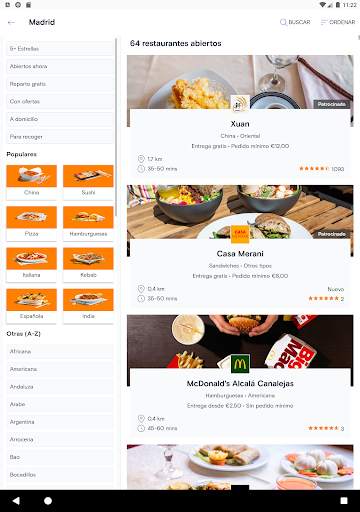 Just Eat España - Comida a Domicilio screenshot 7
