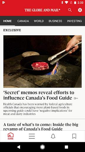 The Globe and Mail screenshot 1