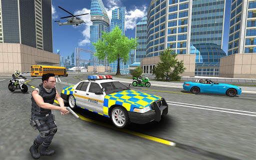 Police Cop Car Simulator : City Missions स्क्रीनशॉट 3