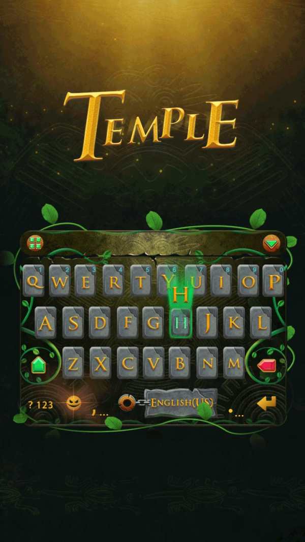Temple Theme for Kika Keyboard 1 تصوير الشاشة