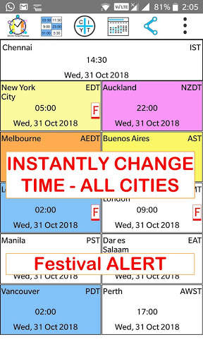 World Time Planner screenshot 1
