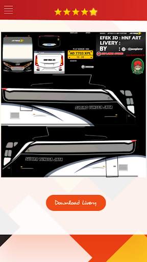 Livery Bussid HD Complete screenshot 2