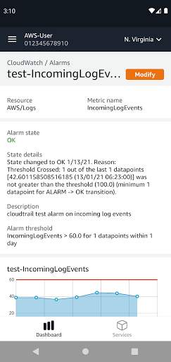AWS Console screenshot 5