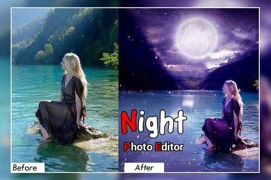 Night photo editor screenshot 1