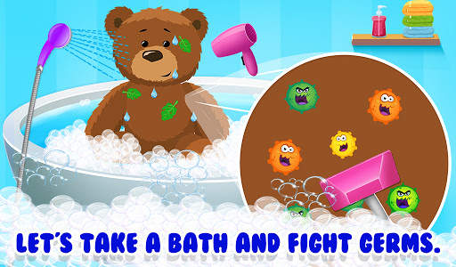 BABY Panda House Clean up Game screenshot 7