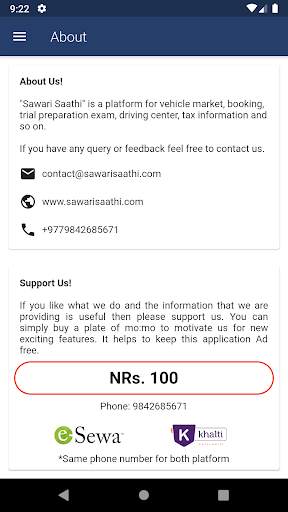 Sawari Saathi - Auto Platform screenshot 8