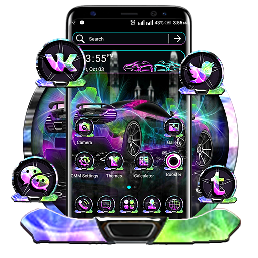 Neon Car Theme icon