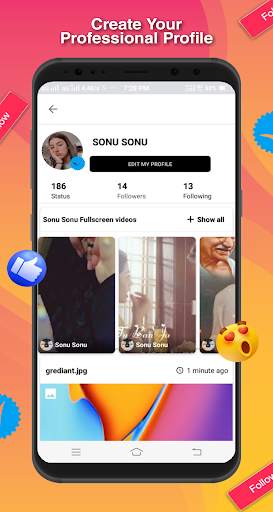 Go Status - Video Download Upload ( Wallpapers ) screenshot 7