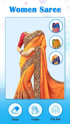 Royal Traditional Suit - Women Saree Photo Frame 1 تصوير الشاشة