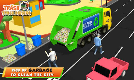 Urban Garbage Truck Driving - Waste Transporter screenshot 2